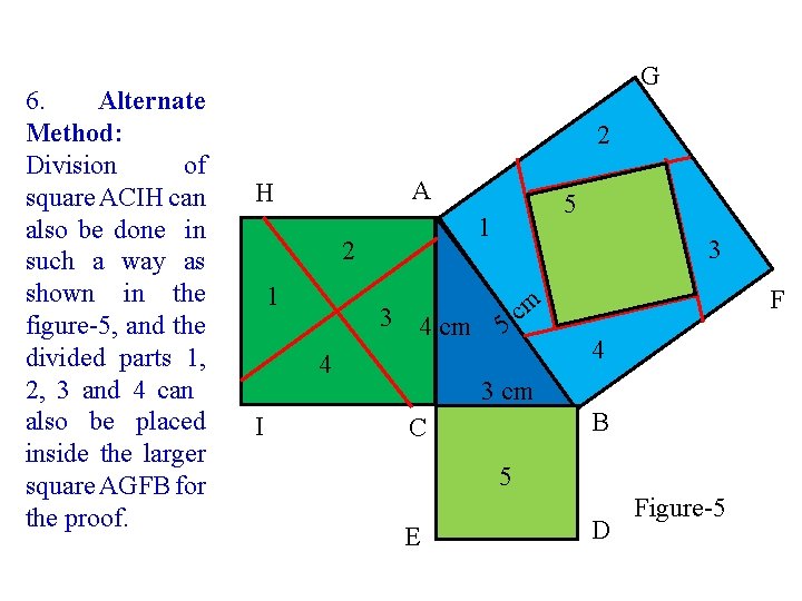 6. Alternate Method: Division of square ACIH can also be done in such a 6. Alternate Method: Division of square ACIH can also be done in such a