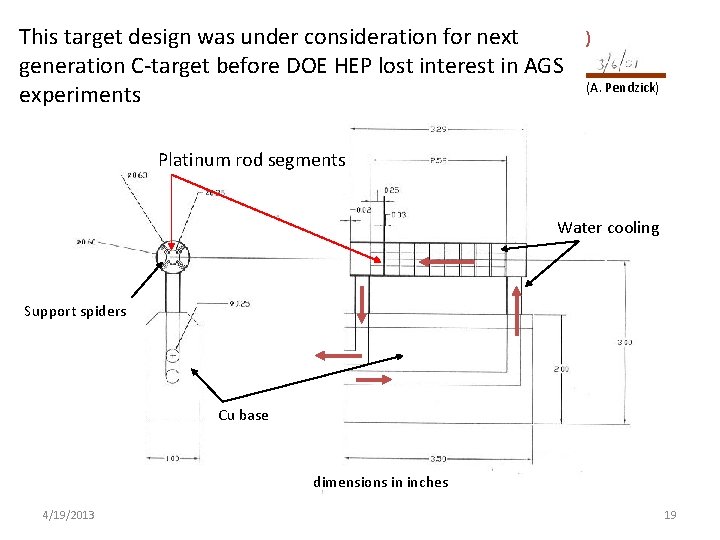 This. C-targetupgrade design–was under consideration next possible approach to a 100 TP Ptfor target