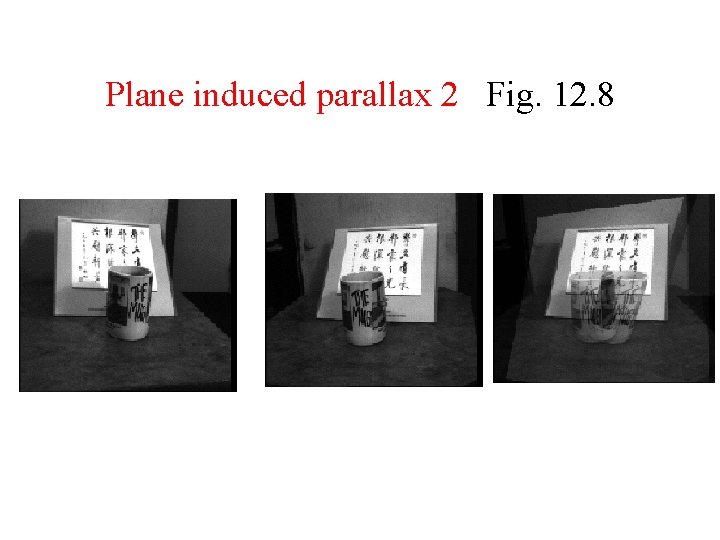 Plane induced parallax 2 Fig. 12. 8 