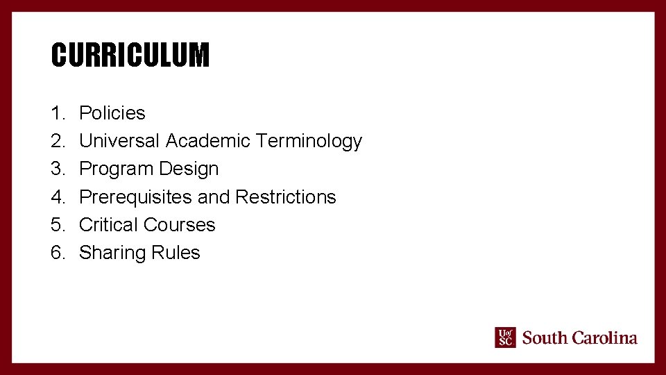 Curriculum Program Overview CURRICULUM MANAGEMENT Jenn Tilford OVERVIEW Advances in curricular