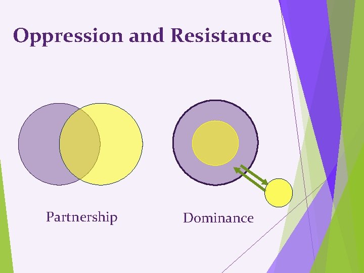 Oppression and Resistance Partnership Dominance 