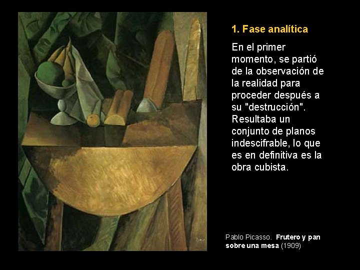 1. Fase analítica En el primer momento, se partió de la observación de la