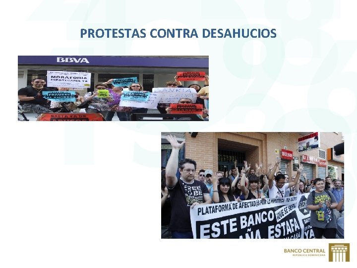 PROTESTAS CONTRA DESAHUCIOS 