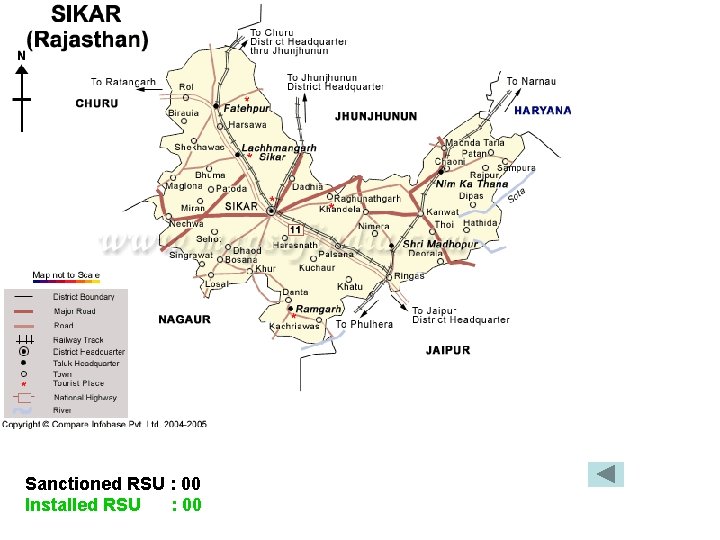 Sanctioned RSU : 00 Installed RSU : 00 Sanctioned RSU : 00 Installed RSU : 00