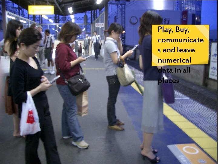 Play, Buy, communicate s and leave numerical data in all places Copyright © 2014