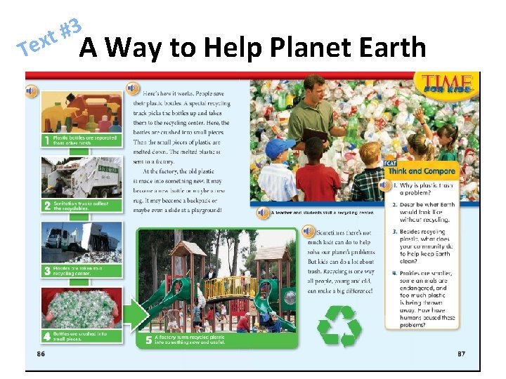 3 # t Tex A Way to Help Planet Earth 