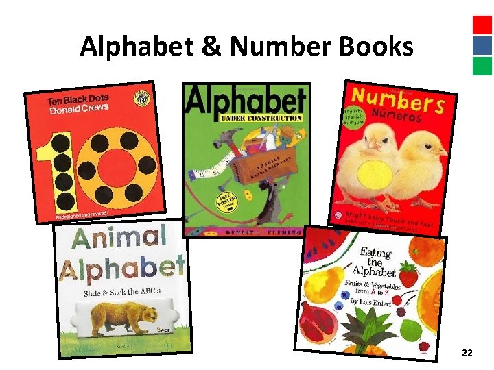 Alphabet & Number Books 22 