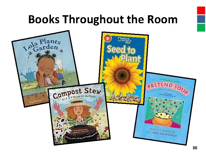 Books Throughout the Room 30 