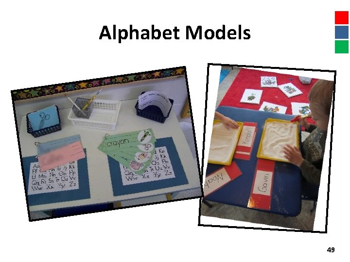 Alphabet Models 49 