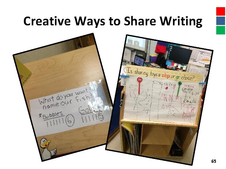 Creative Ways to Share Writing 65 