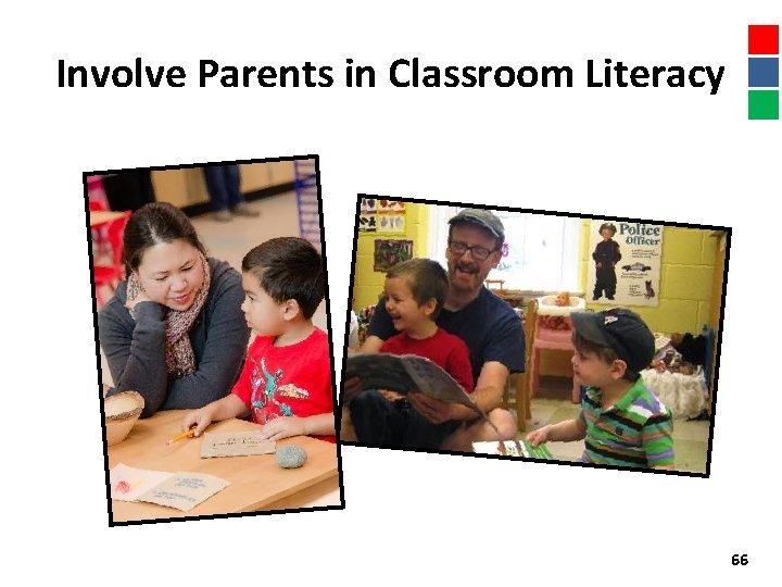 Involve Parents in Classroom Literacy 66 