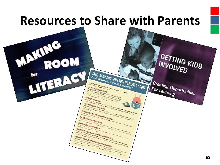 Resources to Share with Parents 68 