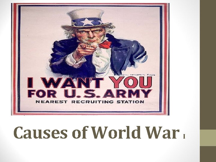 Causes of World War I 