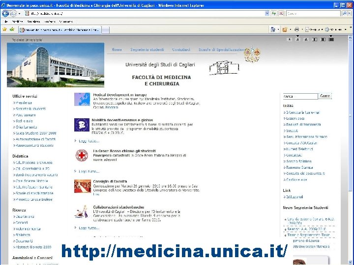 http: //medicina. unica. it/ http: //medicina. unica. it/