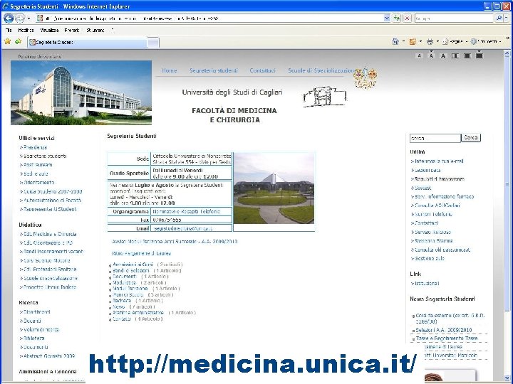 http: //medicina. unica. it/ http: //medicina. unica. it/