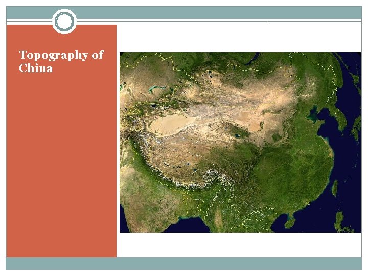 Topography of China 