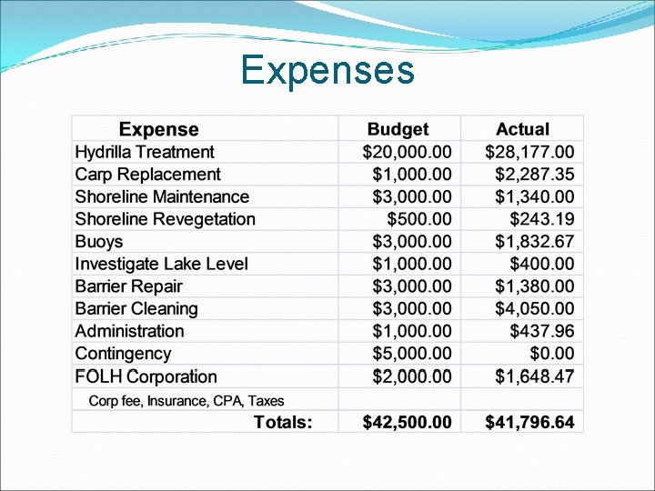 Expenses 