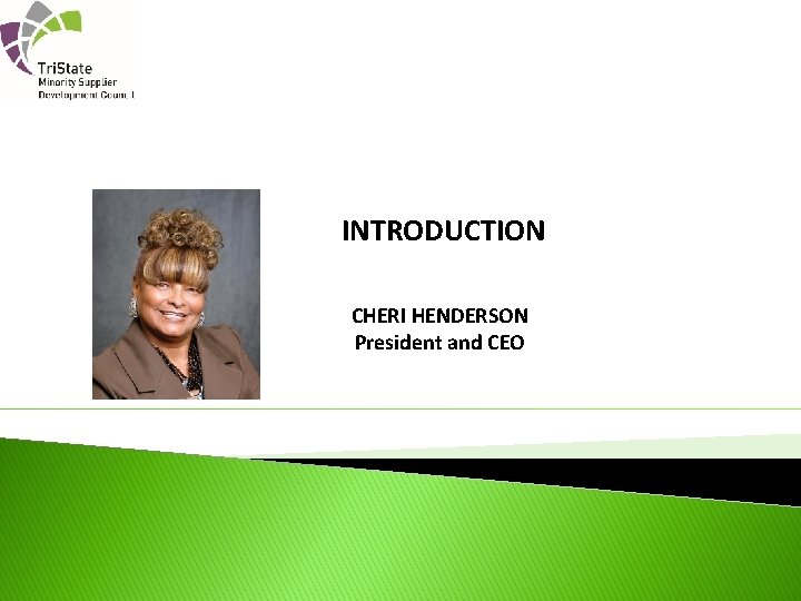  INTRODUCTION CHERI HENDERSON President and CEO 