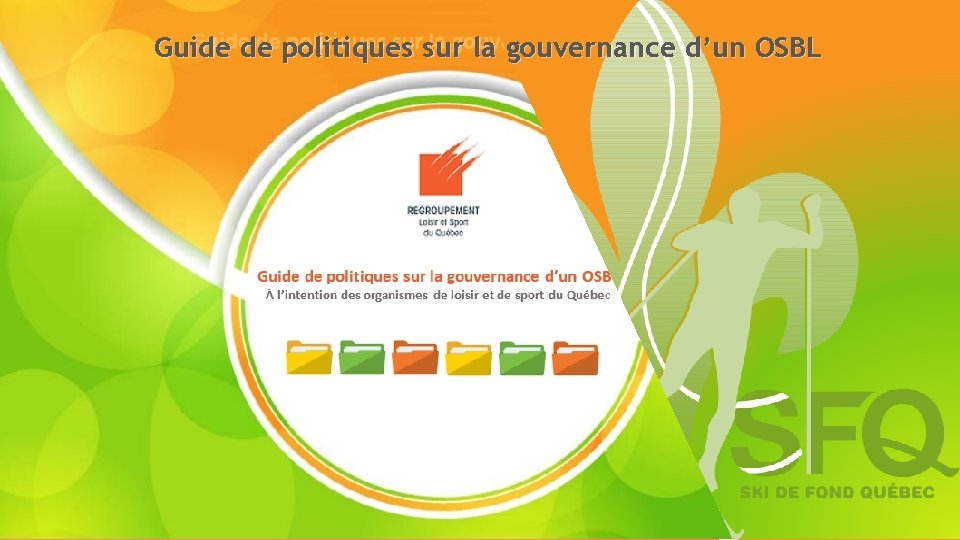 Guide de politiques sur la gouvernance d’un OSBL 