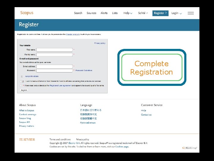 Complete Registration 