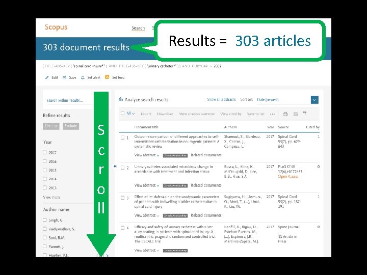 Your name Results = 303 articles S c r o ll 