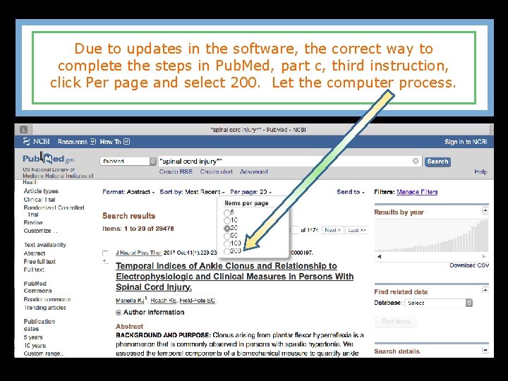 Due to updates in the software, the correct way to complete the steps in