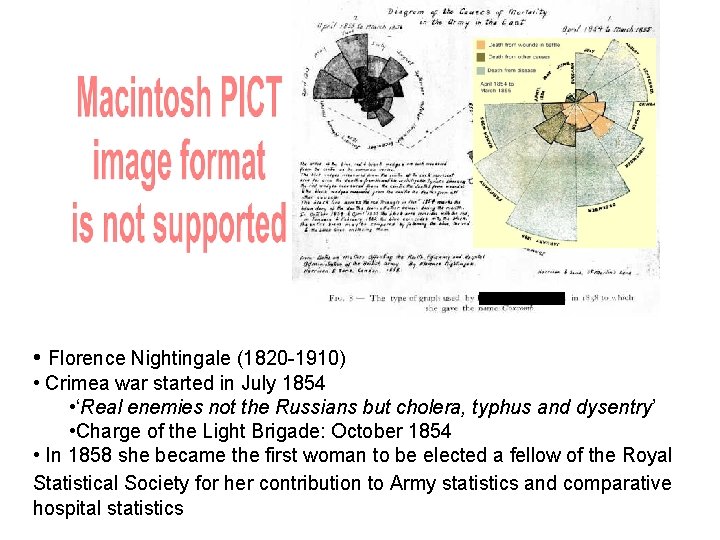 • Florence Nightingale (1820 -1910) • Crimea war started in July 1854 • • Florence Nightingale (1820 -1910) • Crimea war started in July 1854 •