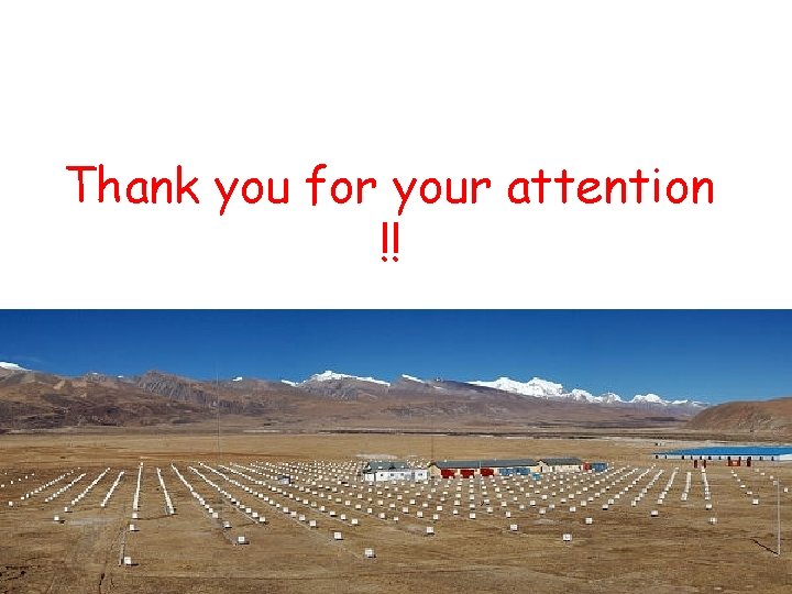 Thank you for your attention !! 