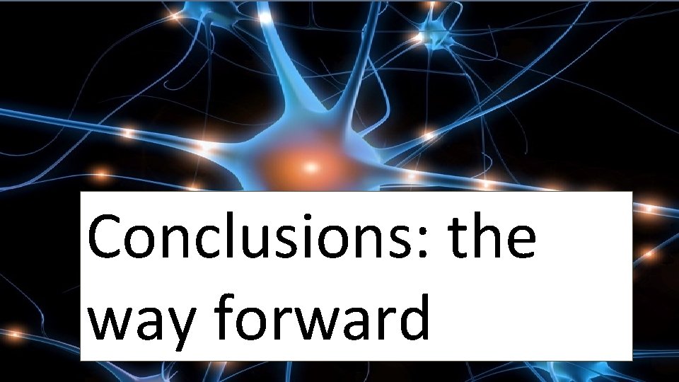 Recommendations Conclusions: the way forward Carol Lethaby and Patricia Harries, 2016 