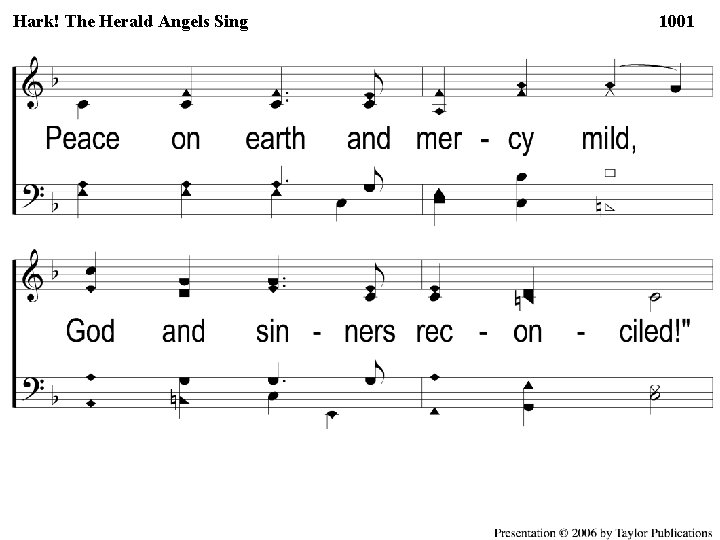Hark! Herald Angels Sing 1 -2 The Hark the Herald Angels 1001 