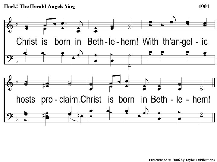 Hark! Herald Angels Sing 1 -4 The Hark the Herald Angels 1001 