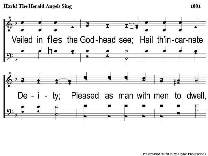 Hark! Herald Angels Sing 2 -3 The Hark the Herald Angels fles h 1001