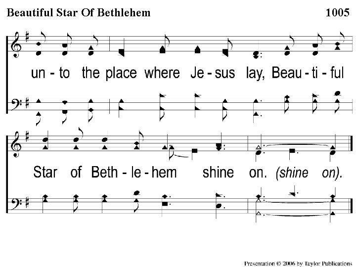 1 -3 Beautiful Star Of. Star Bethlehem 1005 