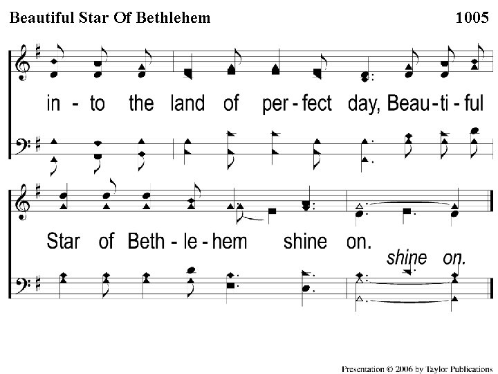 C-3 Beautiful Star Of. Star Bethlehem 1005 