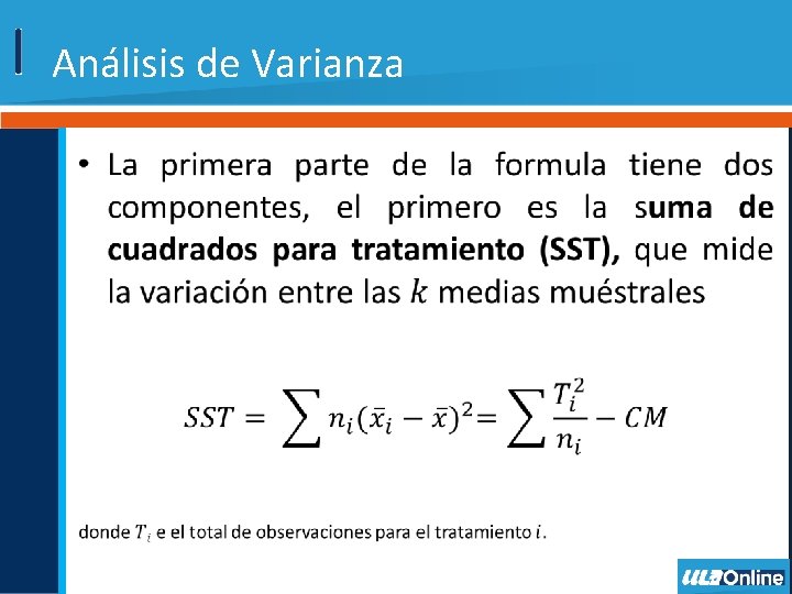 Análisis de Varianza • 