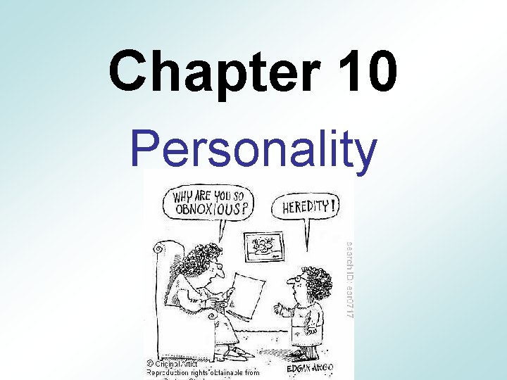 Chapter 10 Personality 