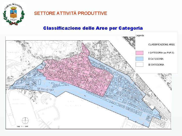 SETTORE ATTIVITÀ PRODUTTIVE Classificazione delle Aree per Categoria 