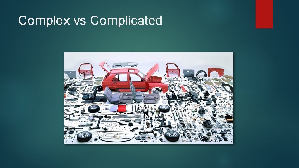 Complex vs Complicated 