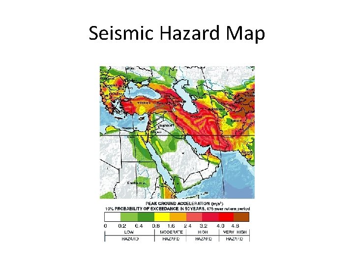 Seismic Hazard Map 