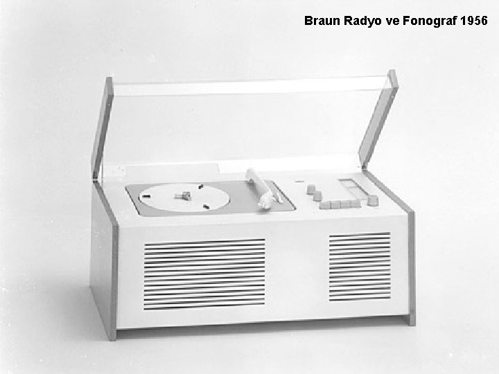 Braun Radyo ve Fonograf 1956 