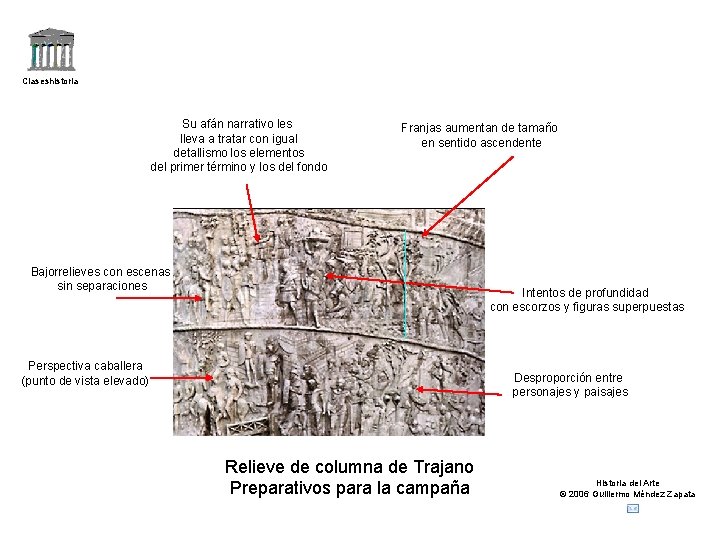 Claseshistoria Su afán narrativo les lleva a tratar con igual detallismo los elementos del