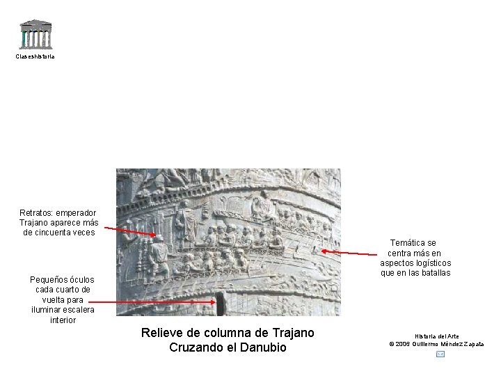 Claseshistoria Retratos: emperador Trajano aparece más de cincuenta veces Temática se centra más en