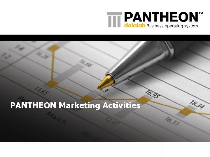 PANTHEON Marketing Activities 