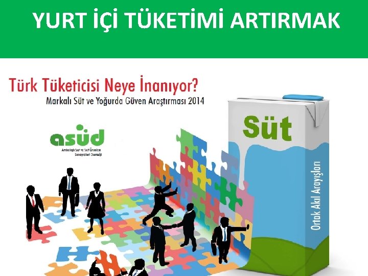  YURT İÇİ TÜKETİMİ ARTIRMAK • Tüketici Algı Araştırması yaptırdık 11 