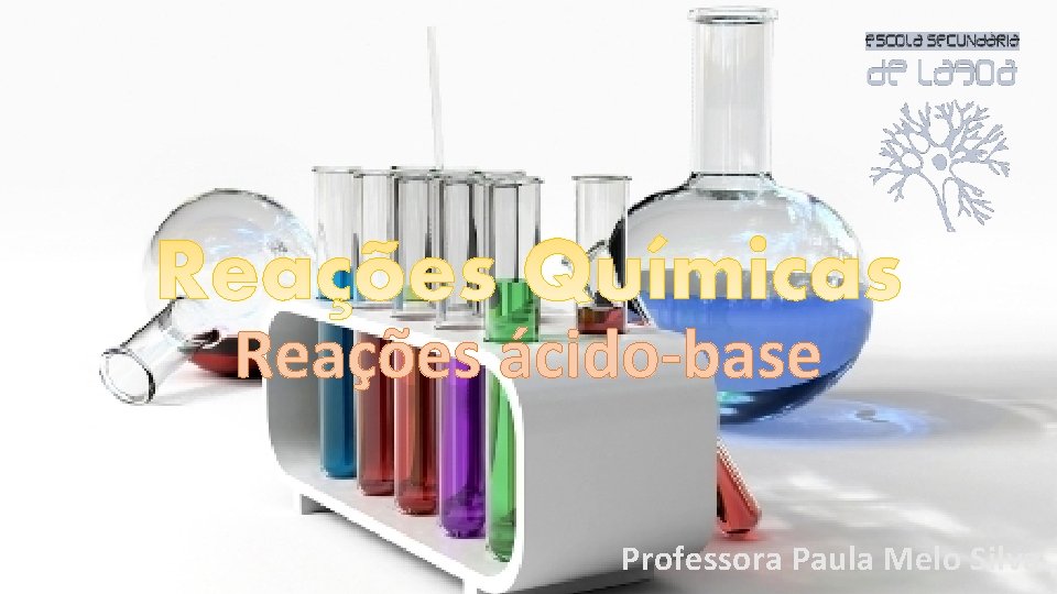 Reações ácido-base Professora Paula Melo Silva 