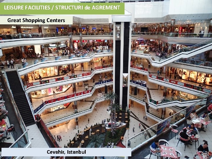 LEISURE FACILITIES / STRUCTURI de AGREMENT Great Shopping Centers Cevahir, Istanbul 