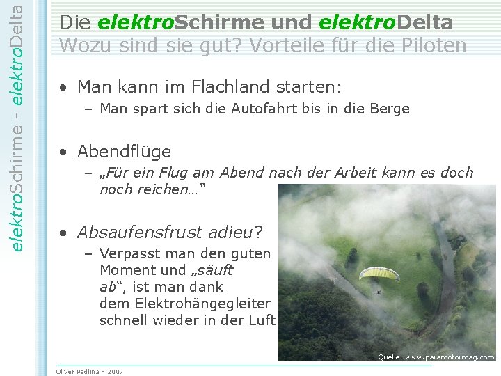 elektro. Schirme - elektro. Delta Die elektro. Schirme und elektro. Delta Wozu sind sie