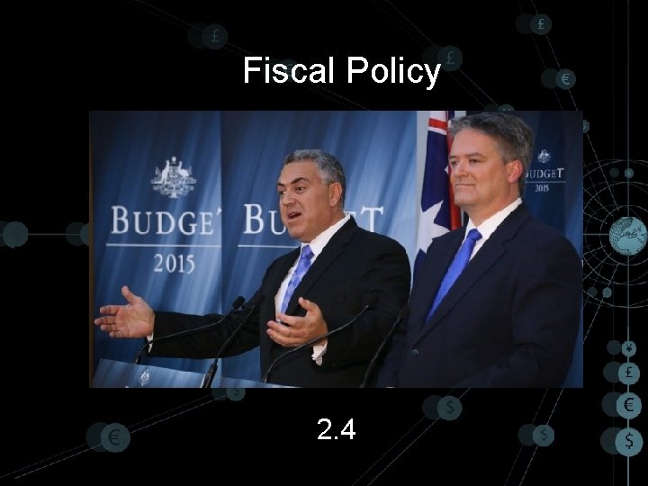 Fiscal Policy 2. 4 