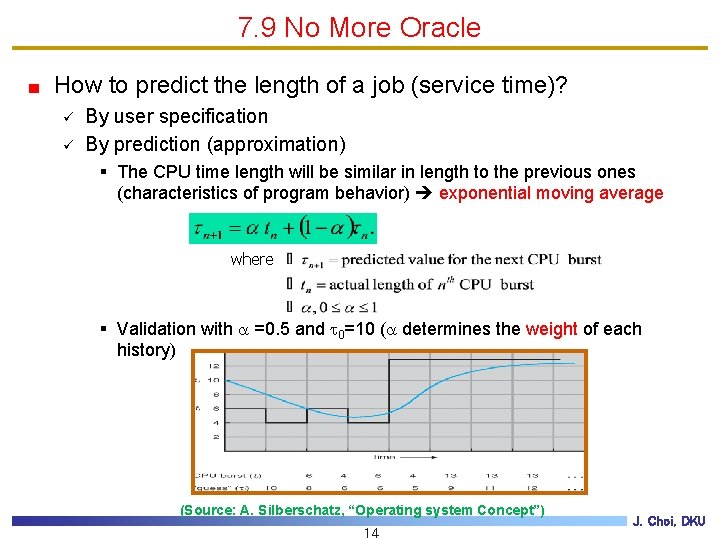 7. 9 No More Oracle How to predict the length of a job (service