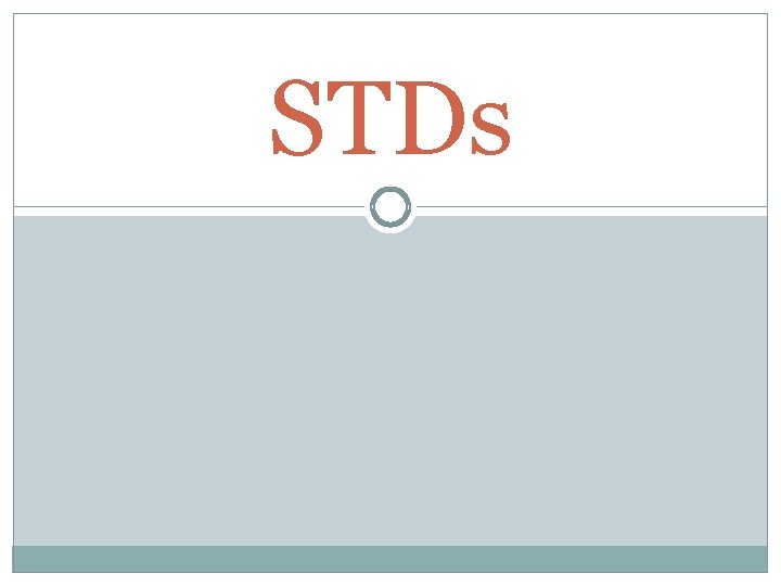 STDs 